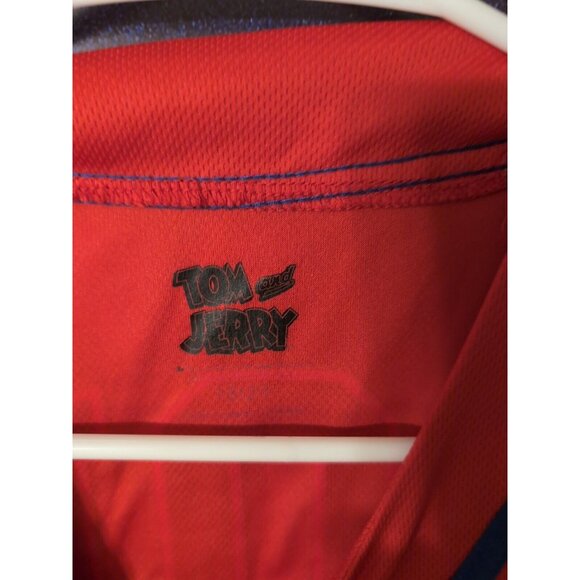 Tom And Jerry Red Boy's Baseball Jersey Shorts 2 Piece Set Size 18/20 - Picture 4 of 12